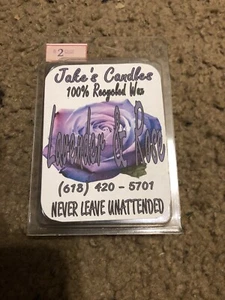 Jakes Candles Lavender Rose2 Packs Wickless Wax Scented Floral Scent !!! - Picture 1 of 2