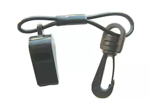 JETSKI SEADOO WAVERUNNER JET BOAT MERCURY MARINE WHISTLE WITH CLIP BLACK - Foto 1 di 2