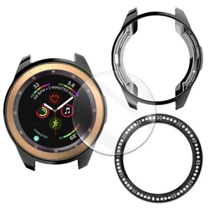 Wytrzymały ochraniacz ekranu 9H Etui Pierścień Cover do Samsung Galaxy Watch 42mm SM-R815U - Zdjęcie 1 z 1