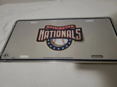 Placa de metal de los Washington Nationals MLB nueva Foto 1 de 4