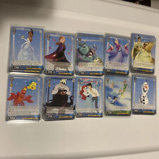 Lot of 65 Weiss Schwarz Disney 100 japanese  CARDS - MINT -
