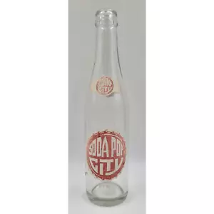 Raro años 70 vintage 10 OZ. Botella de refresco de vidrio Soda Pop City Norcross Georgia - Imagen 1 de 6