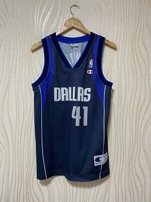 CAMISETA DE BALONCESTO DE LOS DALLAS MAVERICKS CAMPEÓN NBA DIRK NOVITSKY talla S Foto 1 de 4