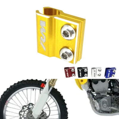RM LOGO CNC Front Brake Lines Hose Clamp Holder For SUZUKI RM 250 RM 85 RM 125 - Image 1 of 4