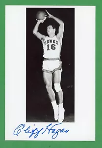 Cliff O. Hagan Basketball Hall of Fame Player/Coach Signed 4x6 B/W Photo E22165 - Picture 1 of 1