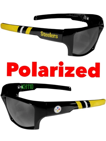 Pittsburgh Steelers NFL Polarized Wrap Sunglasses 100% UVA / UVB Protraction Cover