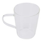 (Transparent)380Ml Milk Cup High Borosilicate Glass Thermal Easy Clean Glass Do