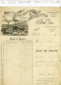 Paris XI ème 3 Boulevard Voltaire - Manufacture Française Vélocipédie de 1898 - Picture 1 of 1