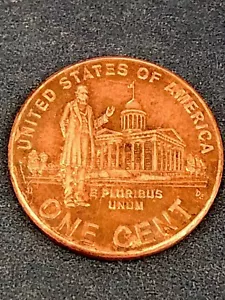 2009 d Lincoln DDR Cent presidency Penny Coin Error Red BU LHC - Picture 1 of 1