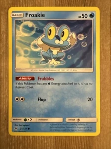 Pokemon TCG Froakie 21/131 Pokémon SM: Forbidden Light Regular Common NM - Picture 1 of 2