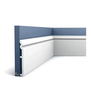 Orac Decor SX206 LUXXUS CONTOUR zócalo zócalo decorativo listón de estuco 2 m - Imagen 1 de 3