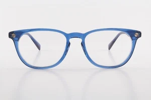 Authentic Morgenthal Frederics 483 Davis 52mm Translucent Blue Glasses Japan - Picture 1 of 5