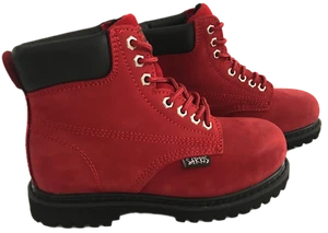 GIRLS - WOMENS LADIES SAFETY WORK BOOTS LACE UP STEEL TOE CAP INDUSTRIAL FUNKY - Bild 1 von 5
