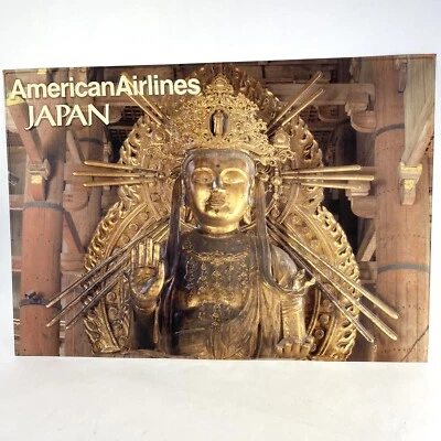 RARO LETRERO PUBLICITARIO PROMOCIONAL DE COLECCIÓN NUEVO DE AMERICAN AIRLINES JAPÓN - Exhibición de póster Foto 1 de 4