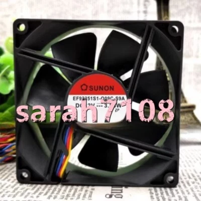 1PC NEW SUNON EF922511-Q09C-S9A 9025 12V 3.83W Fan 3-wire B2 #LM - Image 1 of 3