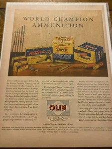 Vintage 1946 Olin World Champion Munitionsanzeige - Bild 1 von 1