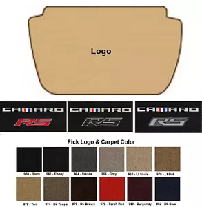 Lloyd Mats Velourtex Camaro RS Double Logo Convertible Trunk Mat (2016-2024) - Bild 1 von 13
