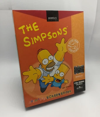 The Simpsons Screensaver PC - Big Box - Bildschirmschoner - selten, Rar - Fan - Bild 1 von 4