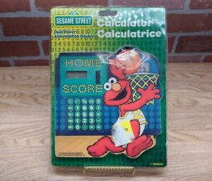 Elmo Calculator - Sesame Street - 1997 - Dual Power *** Very Rare ***