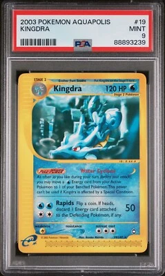 2003 POKEMON AQUAPOLIS 19 KINGDRA PSA 9 MINT - Image 1 of 2