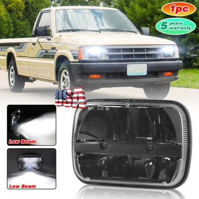 Faro LED negro haz alto/bajo para Mazda B2200 B2600 RX-7 GLC 5x7" 7X6" H6054 Foto 1 de 4