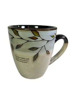Pfaltzgraff Pastoral Leaves Stoneware Coffee Mug Earth Tones 12 oz. Retired NEW - Picture 1 of 13