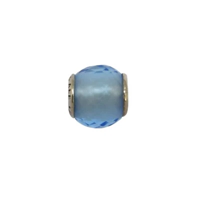 Pandora Geometric Facets Sky Blue Crystal & Sterling Silver Charm 791722NBS - Image 1 of 4