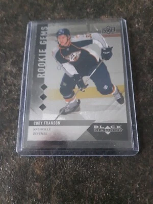 Upper Deck Black Diamond 2010-11 Cody Franson Rookie RC Card# 166 - Image 1 of 2