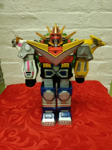 READ Vintage 1999 Bandai Power Rangers Deluxe Lost Galaxy Megazord Robot Toy Cover