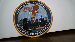 New York City Fire Dept Center For Terrorism and Disaster Preparedness Patch NEW - Picture 1 of 2