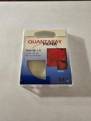Quantaray Close Up Filter +3 58mm Made in Japan Photo or Video, New - Image 1 of 4