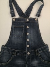 Jeans Bimba Salopette Usata Ottime Condizioni Benetton Taglia XL Anni 10/11