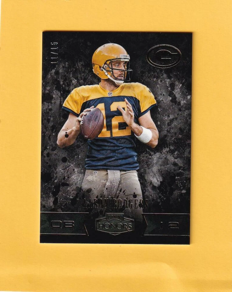 2016 Panini Honors Gold #26 Aaron Rodgers Green Bay Packers NM-MT+ 11/15 - Image 1 of 2