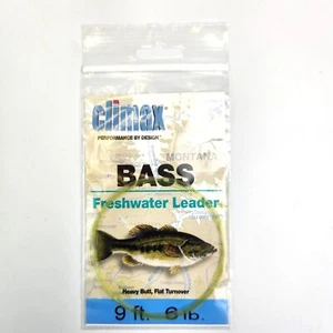 Climax Bass Leader - 9ft 6lb - Picture 1 of 1