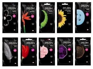 DYLON HAND FABRIC DYE 50g - NEW INTENSE 20 COLOURS AVAILABLE - FAST POSTAGE - Picture 1 of 23
