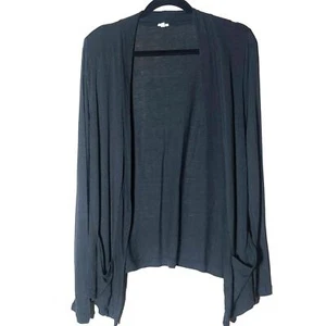 J.Crew Black Open Front Cardigan Women's Size XS Lightweight Long Sleeve Sweater - Picture 1 of 10