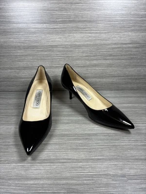 Zapatos de salón Jimmy Choo charol para mujer talla US 4,5/EUR 34 1/2 negros en muy buen estado Foto 1 de 4