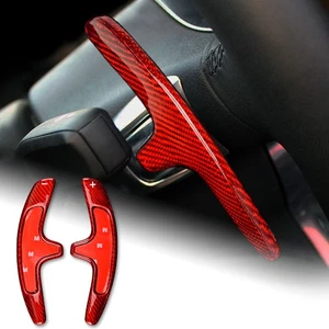 Palanca de cambios de fibra de carbono real para volante Porsche 911/991/Cayman 12-19 - Imagen 1 de 9