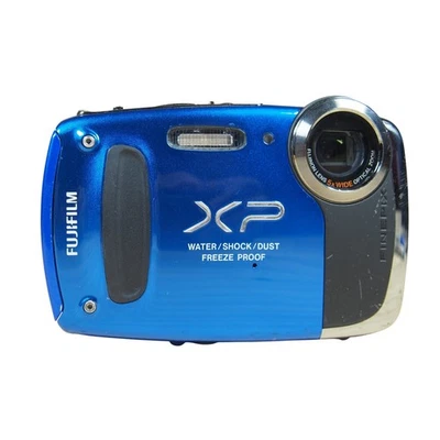 Fujifilm FinePix XP50 14.4MP Digital Camera Bundle Blue W/Charger + Battery EUC - Image 1 of 4