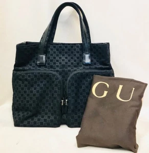 GUCCI Suede Handbag BK Pattern with Bag qoo. YSC02 - Picture 1 of 9