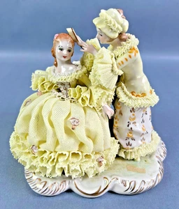 MZ Irish Dresden Lace 'Final Touch' Sunshine Collection Figurine - Picture 1 of 6
