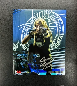 Lamb of God Randall Blythe Autograph Official 8x10 photo from Headbangers Con - Picture 1 of 2