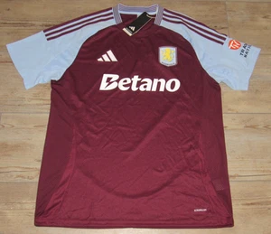 Camiseta de fútbol Adidas Aston Villa 150 aniversario AeroReady $100 para hombre mediana - Imagen 1 de 5