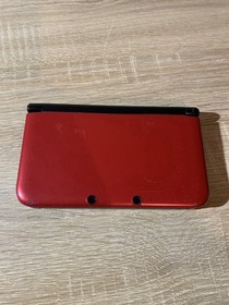 7241 Nintendo 3DS LL Red Black Good Condition TESTED