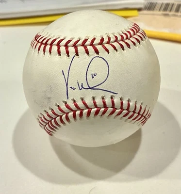 Vernon Wells Signed Official Major League Baseball  - Image 1 of 4