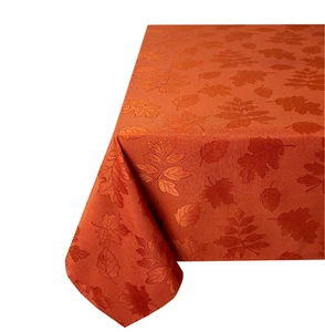 BENSON MILLS AUTUMN RAISED JACQUARD TABLECLOTH 60" x 144" POLYESTER COTTON NEW - Picture 1 of 9