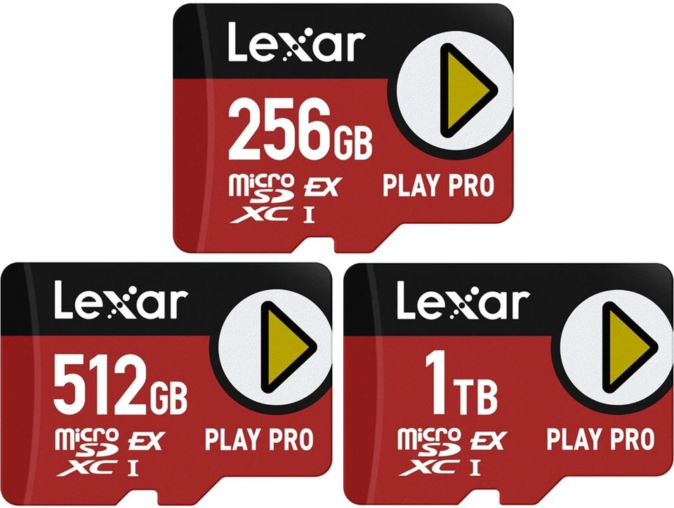 Lexar PLAY PRO microSDXC Express Card 256GB 512GB 1TB - Image 1 of 1