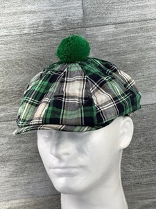 RARO Guinness Mercancía Oficial Cuadros Newsboy Cabbie Gorra Golf Pom Elástica - Imagen 1 de 14