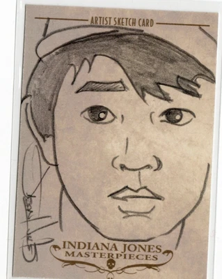 Indiana Jones Heritage Topps 2008 Sketch Card 1/1 Artist Jason Hughes - Image 1 of 4