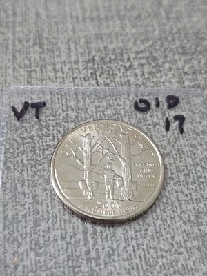 2001 D Washington Quarter State Vermont VT Uncirculated Listing 17 - Image 1 of 3